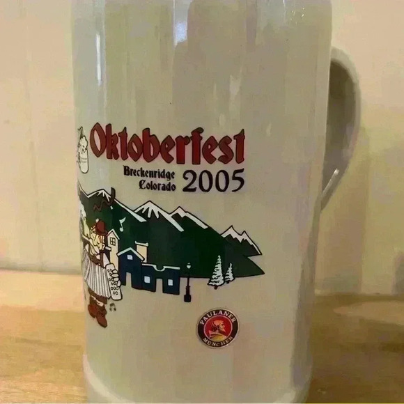 Rastal Stoneware Oktoberfest Breckenridge Colorado 2005 Stein Paulaner Mugs - Picture 2 of 4